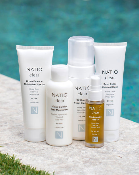 NATIO Clear Oil Control Foam Cleanser 150ml-Matakana Pharmacy