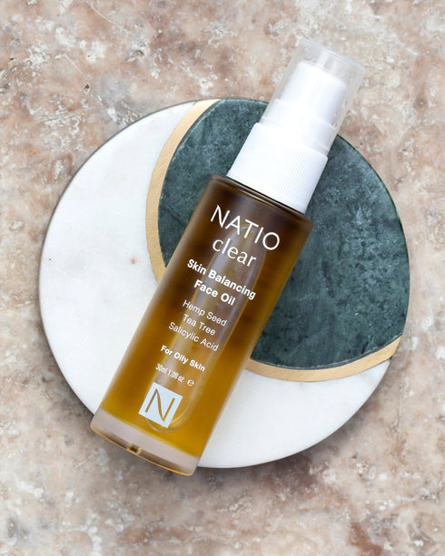 NATIO Clear Skin Balancing Face Oil 30ml-Matakana Pharmacy