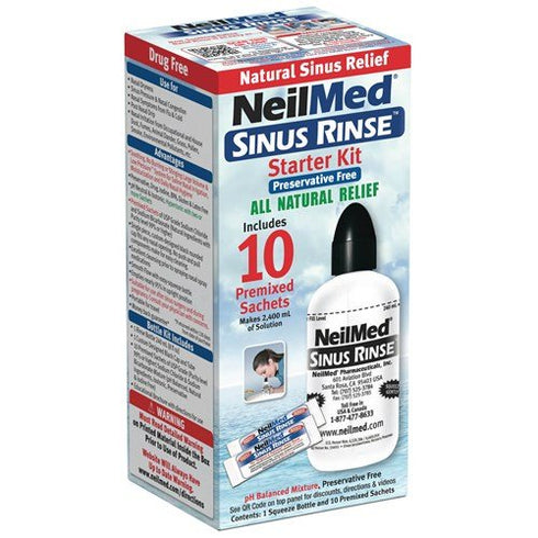 NEILMED Sinus Rinse Kit 10Sachets-Matakana Pharmacy