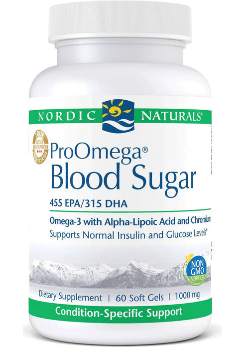 ProOmega Blood Sugar Unflavoured 60sgcaps-Matakana Pharmacy