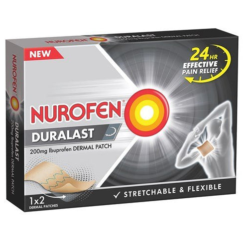 NUROFEN Dlast Derm. Patch 200mg 2pk-Matakana Pharmacy