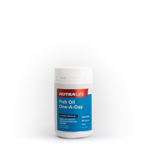 NUTRALIFE Fish Oil Ocean Clean 1-A-Day 90caps-Matakana Pharmacy