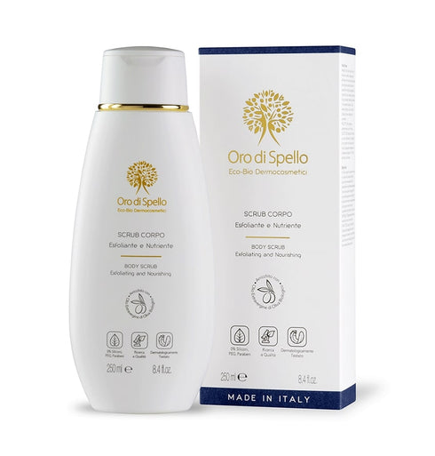 ORO DI SPELLO Body Scrub 250mL-Matakana Pharmacy