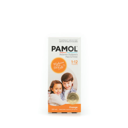 PAMOL All Ages Orange Colour Free 100ml-Matakana Pharmacy