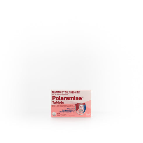 Polaramine Color-Free 2mg 20tabs-Matakana Pharmacy