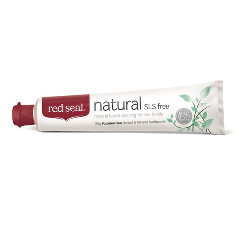 RED SEAL Natural SLS Free Toothpaste 110g-Matakana Pharmacy