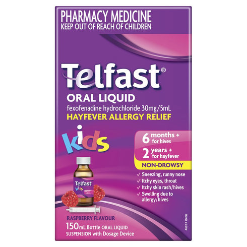 TELFAST Oral Liquid (30mg/5mL) 150ml-Matakana Pharmacy