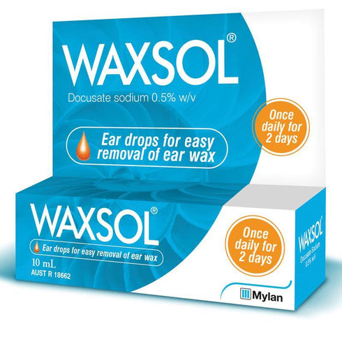 WAXSOL EAR DROPS 10ML-Matakana Pharmacy
