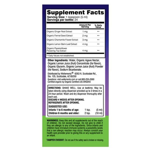 Wellements Org. N/T GripeWater 120ml-Matakana Pharmacy