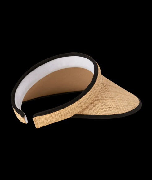 Kooringal Lady Visor Sandy N/Black-Matakana Pharmacy