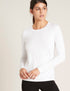 Boody Long Sleeve Round Neck T-Shirt White L-Matakana Pharmacy