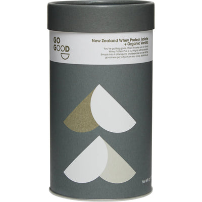 Whey Protein Isolate + Organic Vanilla 1kg-Go Good-Matakana Pharmacy