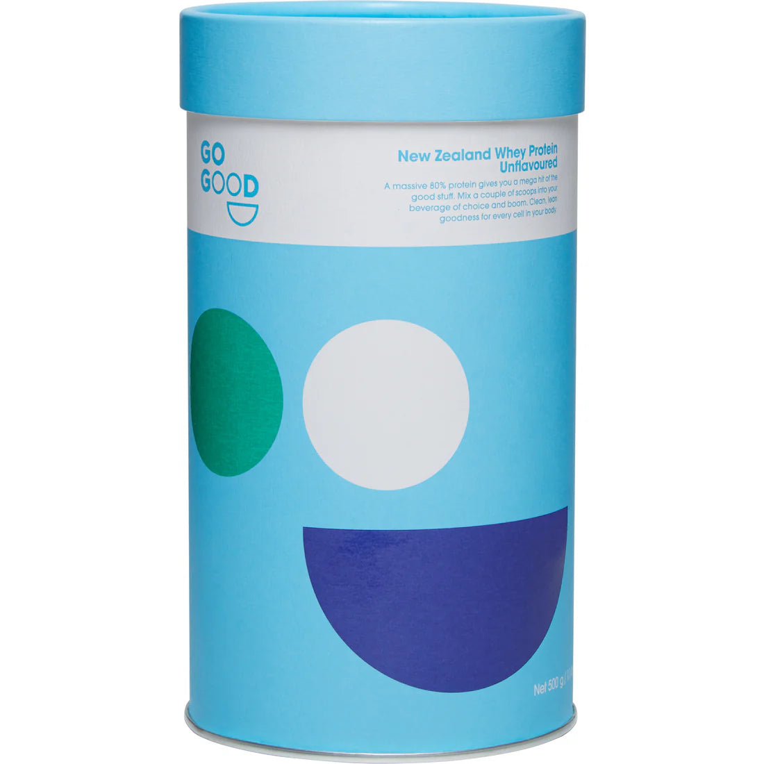 Unflavoured Whey Protein Concentrate 1kg-Go Good-Matakana Pharmacy