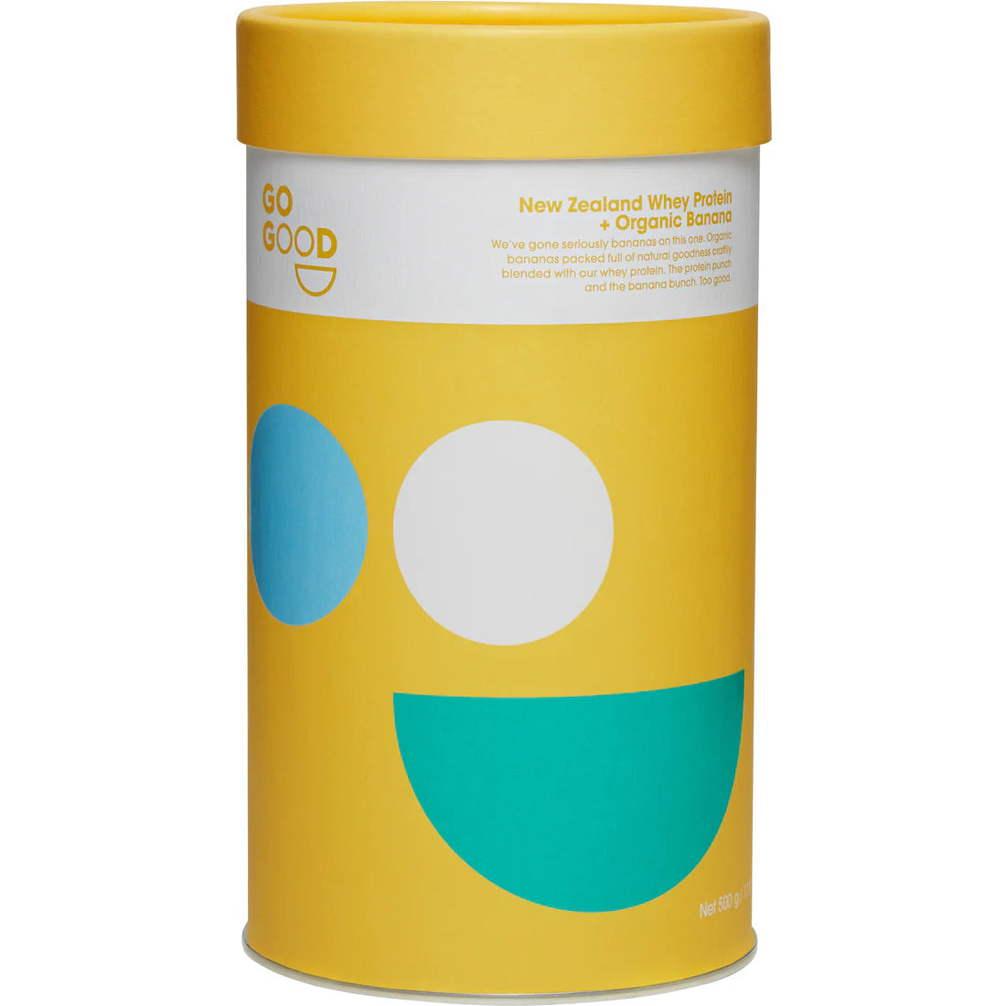 Whey Protein Powder + Organic Banana 1kg-Go Good-Matakana Pharmacy