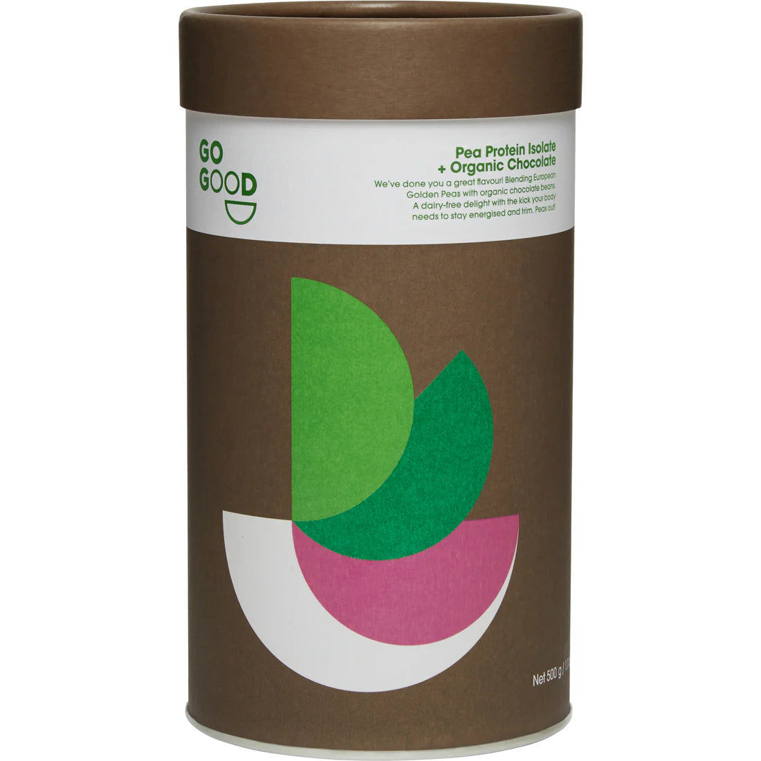 Plant Protein Isolate + Organic Chocolate 1kg-Go Good-Matakana Pharmacy