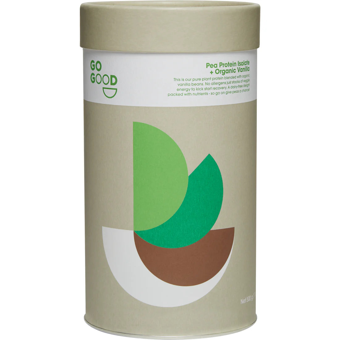 Plant Protein Isolate + Organic Vanilla 500g-Go Good-Matakana Pharmacy