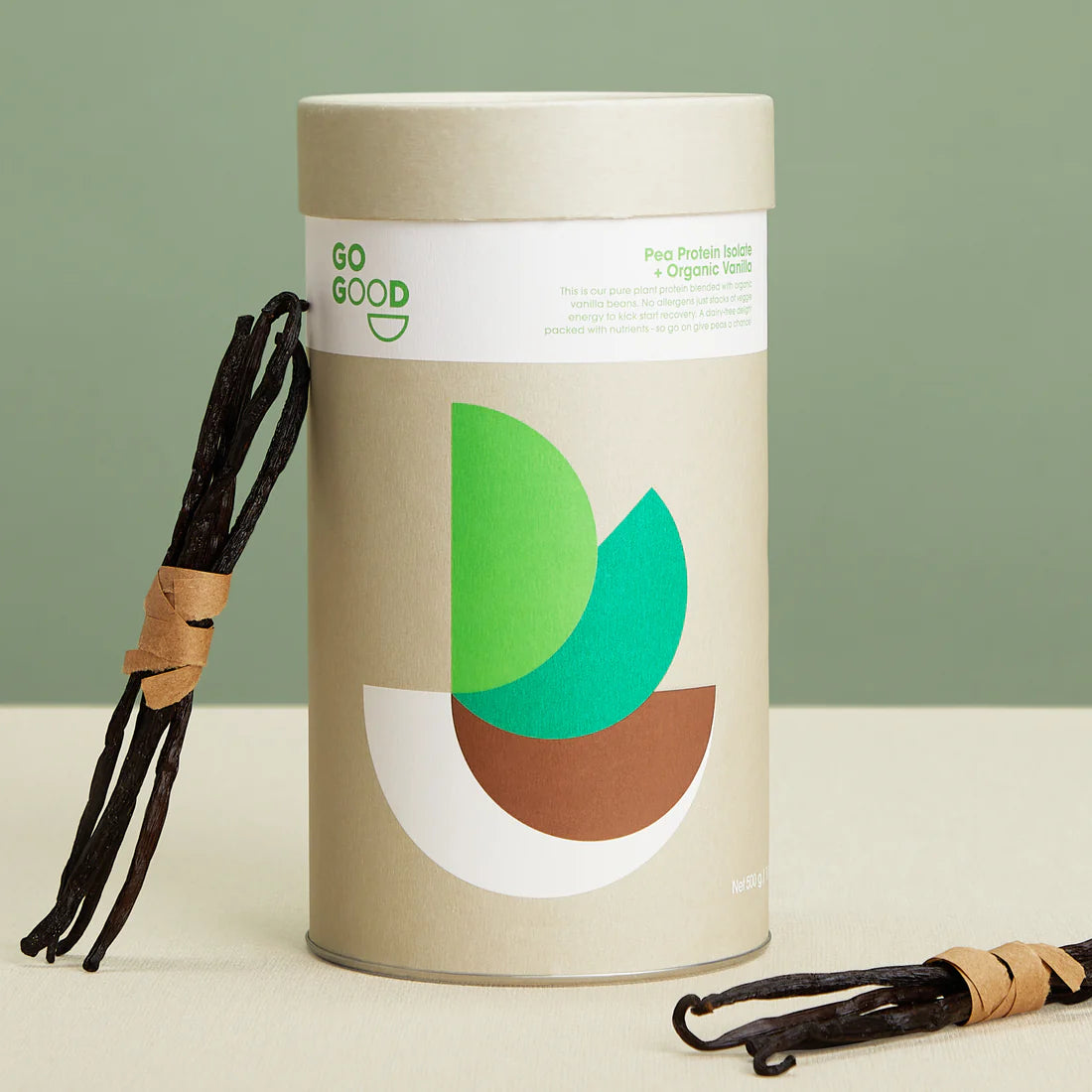 Plant Protein Isolate + Organic Vanilla 500g-Go Good-Matakana Pharmacy
