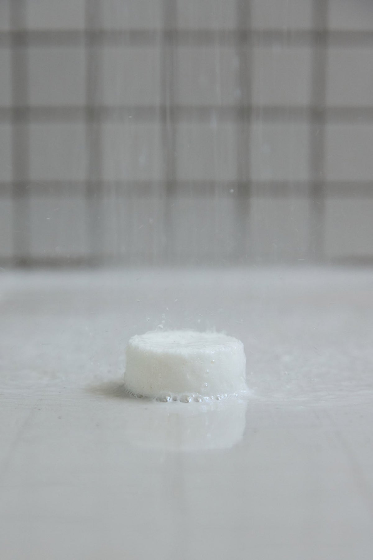 Shower Steamer Decongestant photographed in use