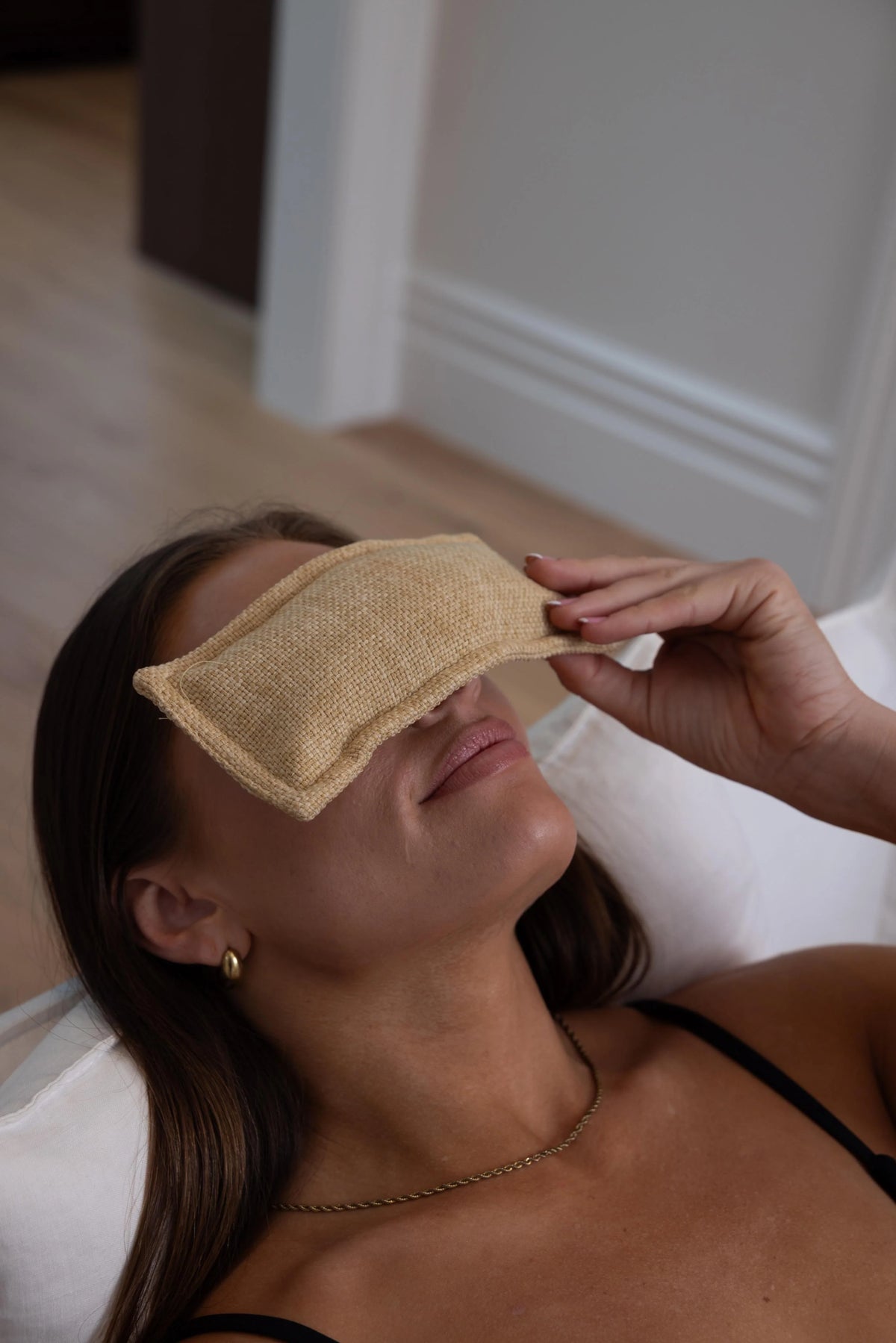 Heat Eye Pillow - Burnt Butter Linen-Mood-Matakana Pharmacy