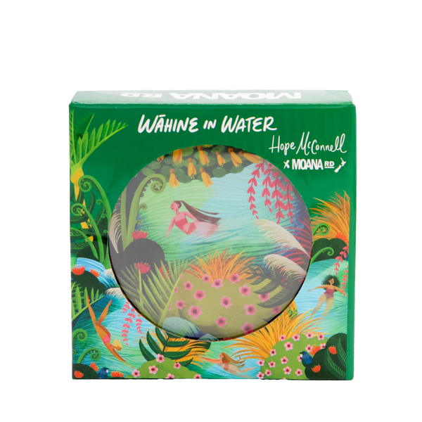 Glass Coasters Wahine In Water-Matakana Pharmacy