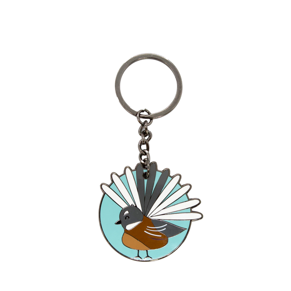 Enamel Key Ring Piwakawaka-Matakana Pharmacy