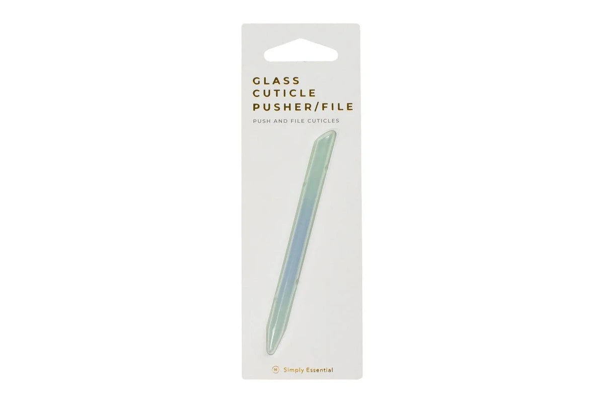 Glass Cuticle Pusher & File-Simply Essentials-Matakana Pharmacy