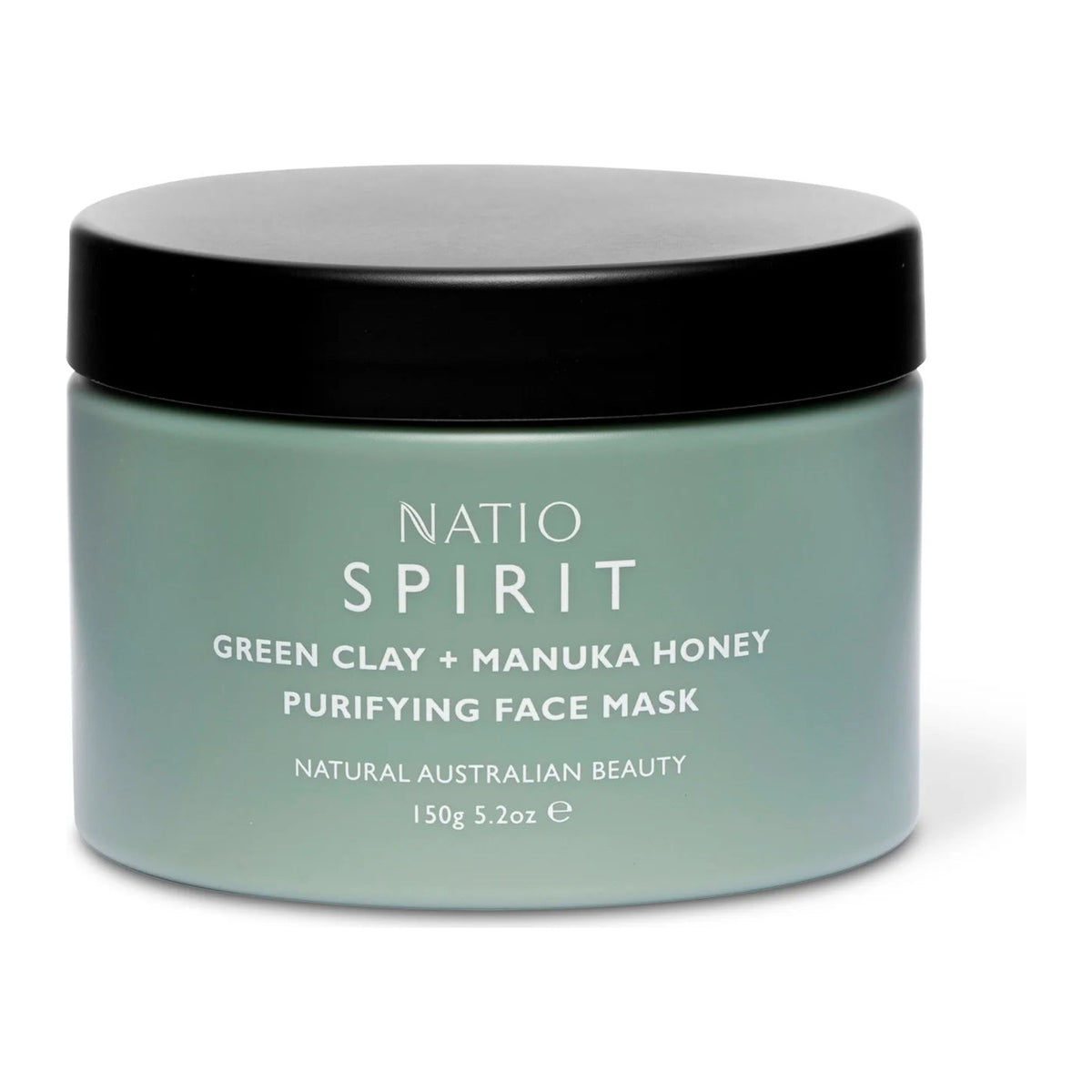SC&MHon Pure. Face Mask 150g by Natio, front of pack