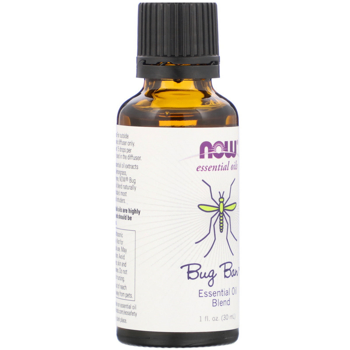 NOW Ess Oil Bug Ban Blend 30ml, front of the pack