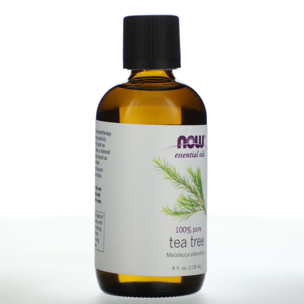 NOW Ess Oil 100% Pure Tea Tree 118ml, front of the pack