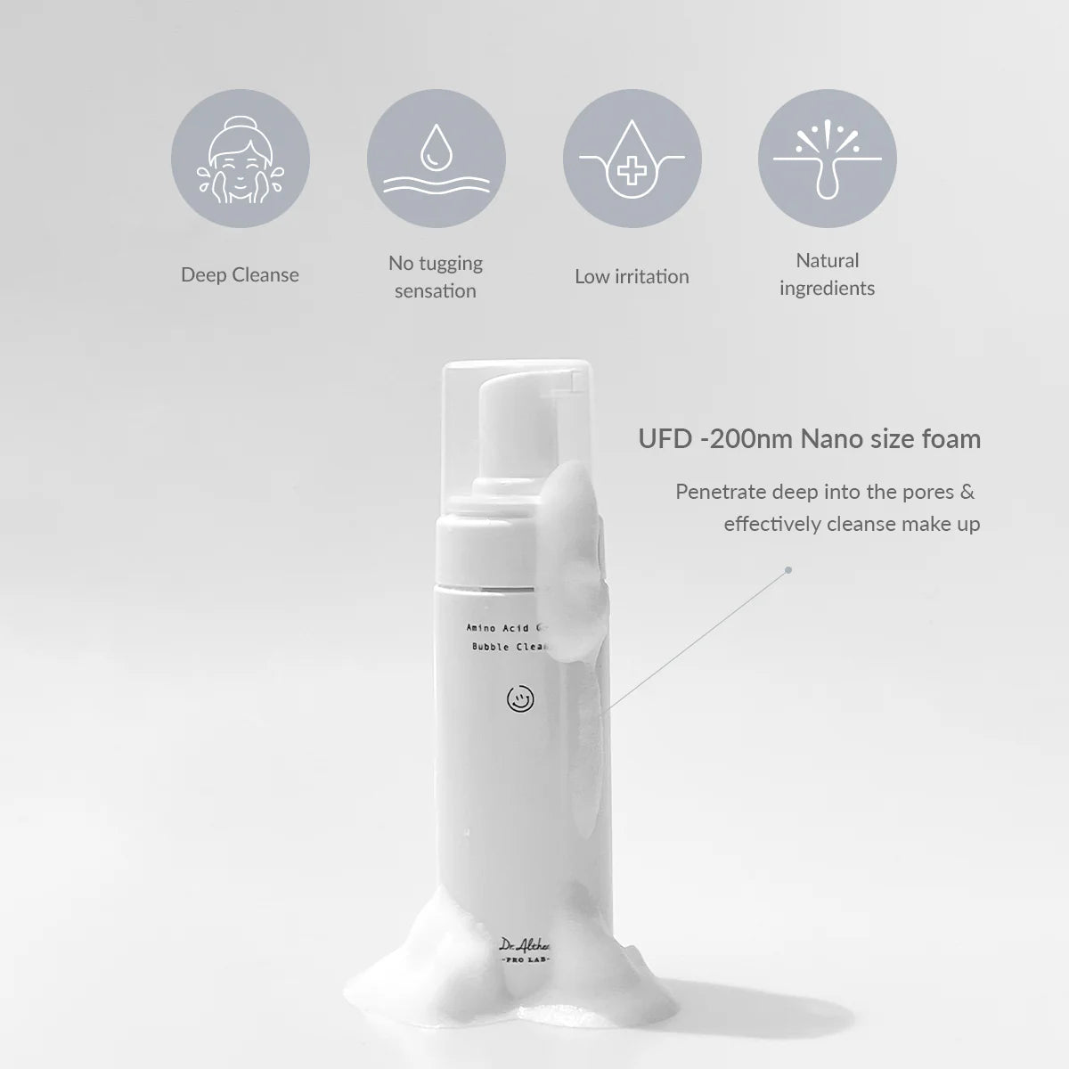 Amino Acid Gentle Bubble Cleanser 140ml-Dr. Althea-Matakana Pharmacy