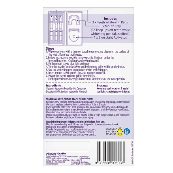 DWhite Tooth Toner Whitenening Kit with Light-Matakana Pharmacy