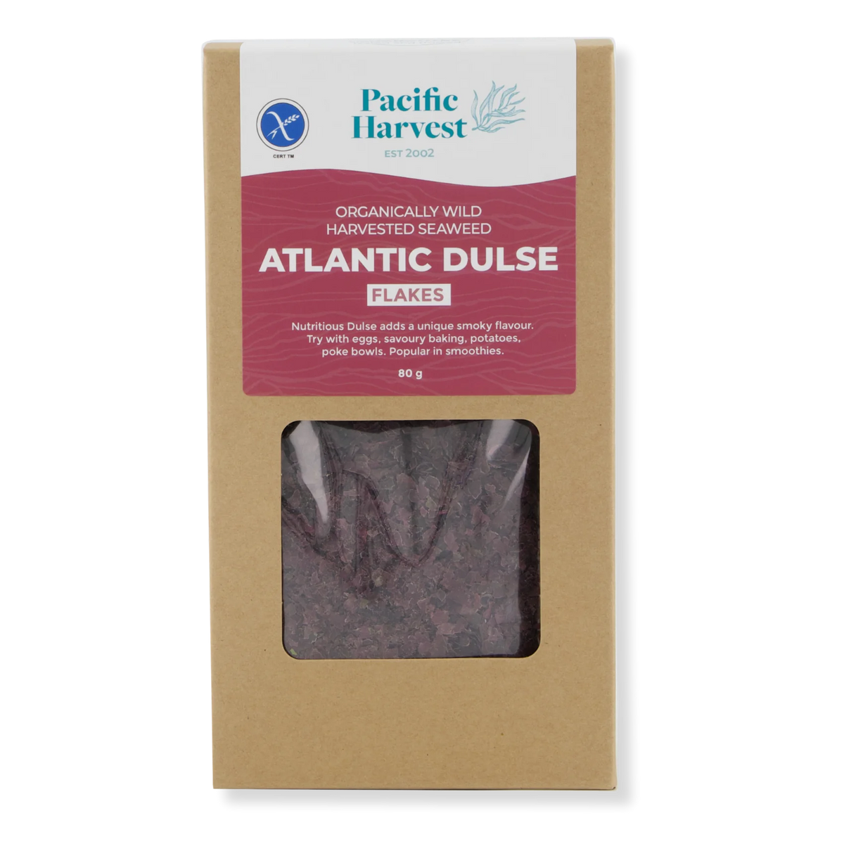 Atlantic Dulse Flakes 80g-Pacific Harvest-Matakana Pharmacy