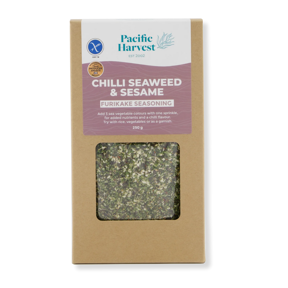 Chlli Seaweed & Sesame Seasoning 250g-Pacific Harvest-Matakana Pharmacy