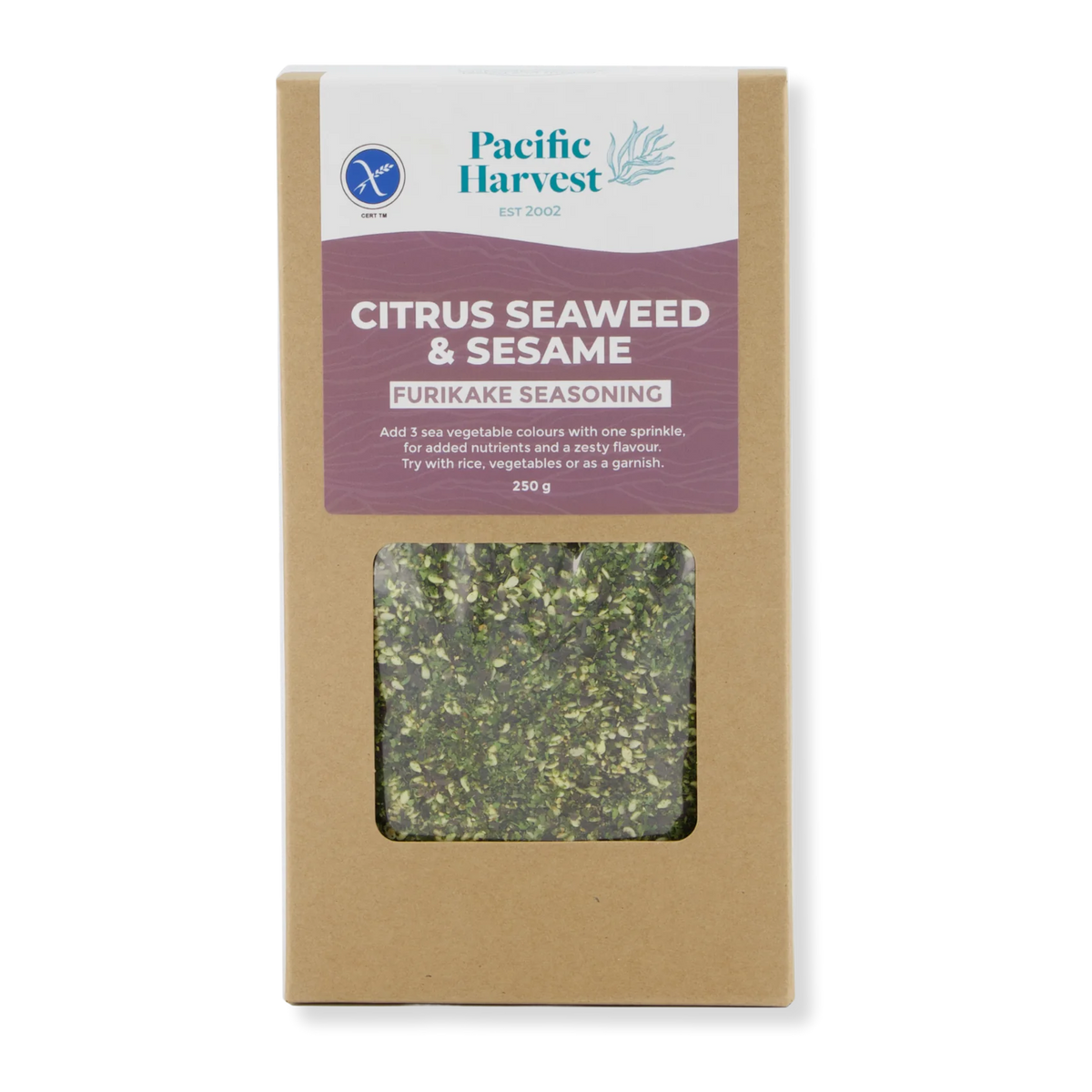 Citrus Seaweed & Sesame Seasoning 250g-Pacific Harvest-Matakana Pharmacy