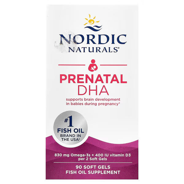 Prenatal DHA 90 GelCaps-Nordic Naturals-Matakana Pharmacy