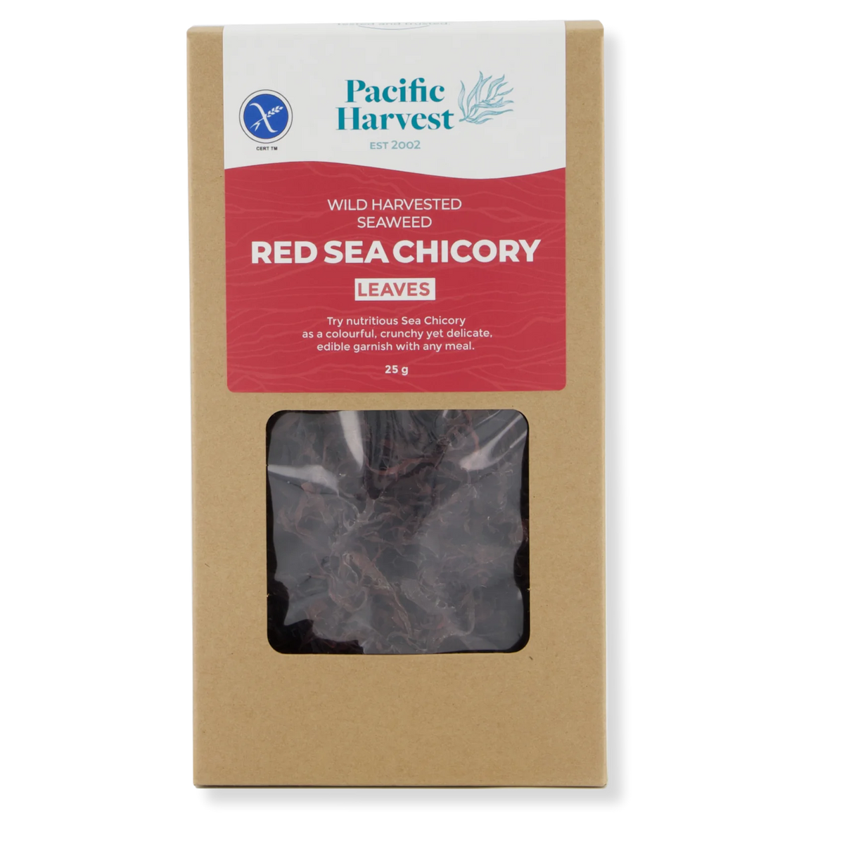 Pacific Harvest Sea Chicory Red 25g, front of pack
