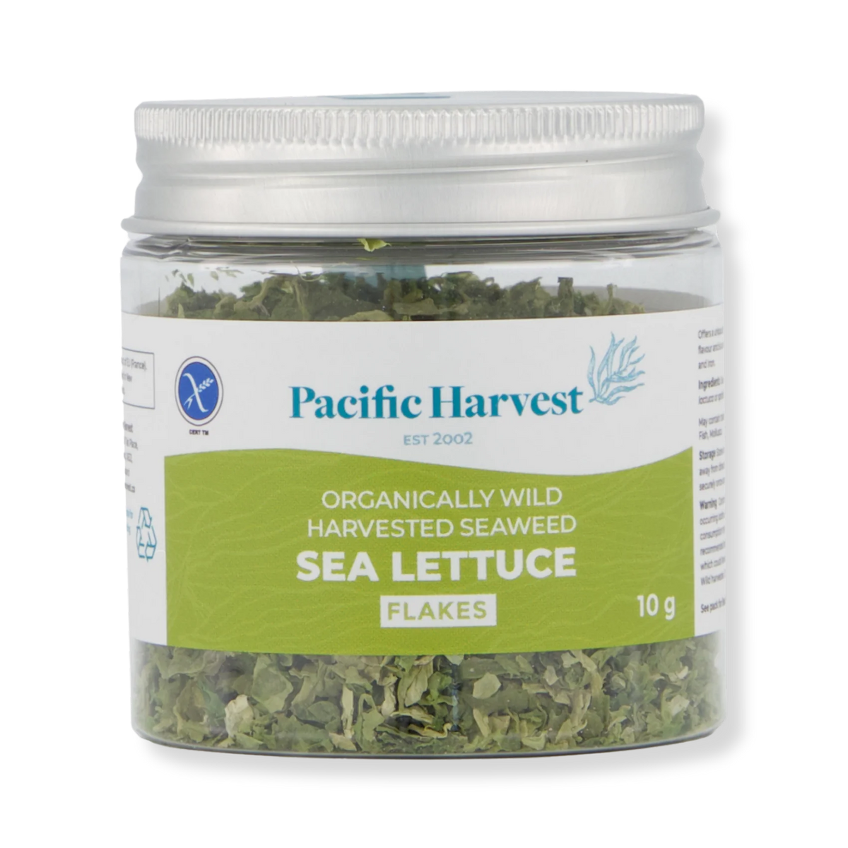 Sea Lettuce Flakes 10g-Pacific Harvest-Matakana Pharmacy