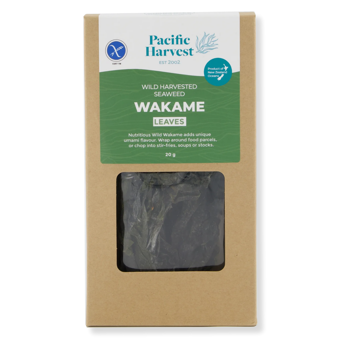 Wakame Leaves Wild 20g-Pacific Harvest-Matakana Pharmacy