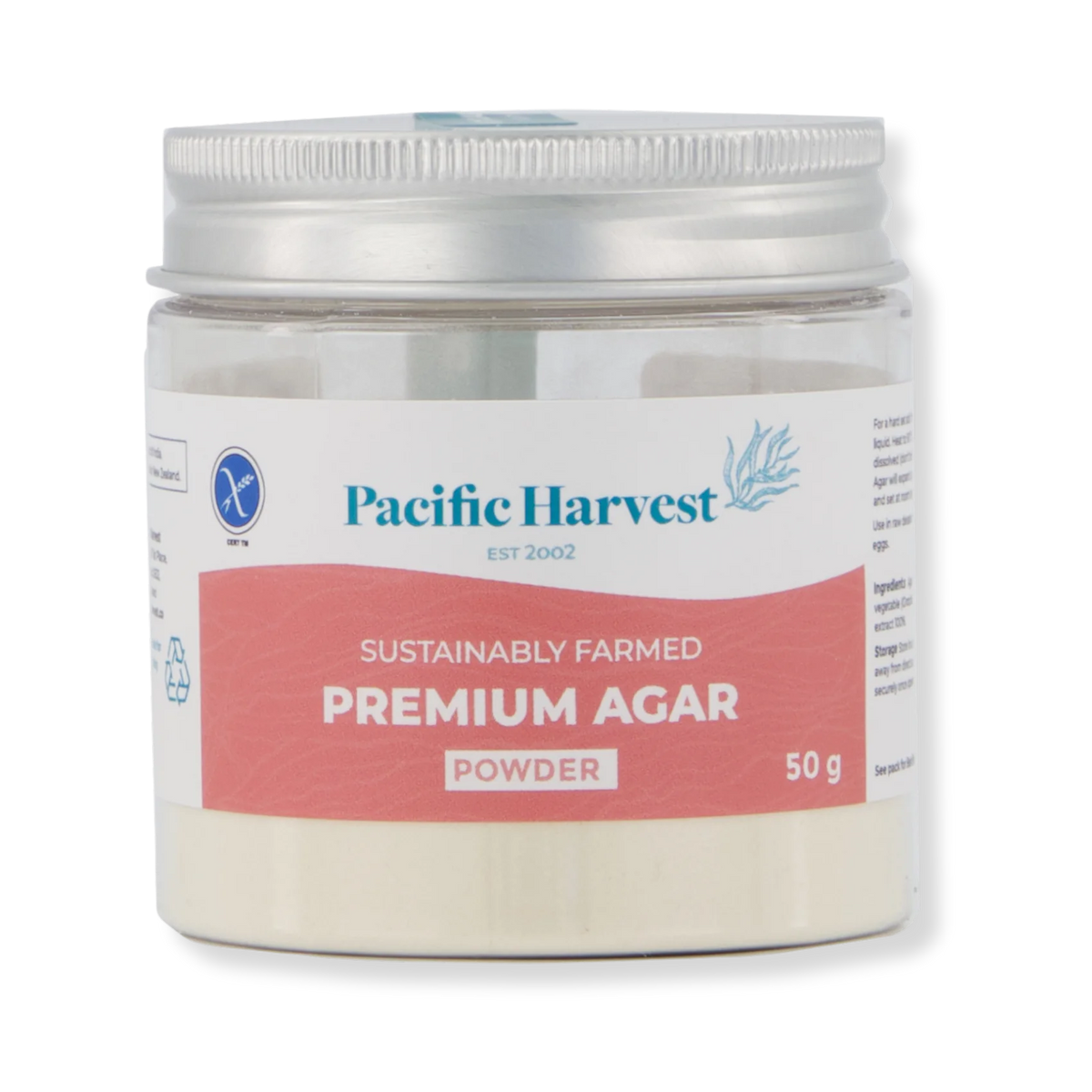 Agar Powder 50g-Pacific Harvest-Matakana Pharmacy