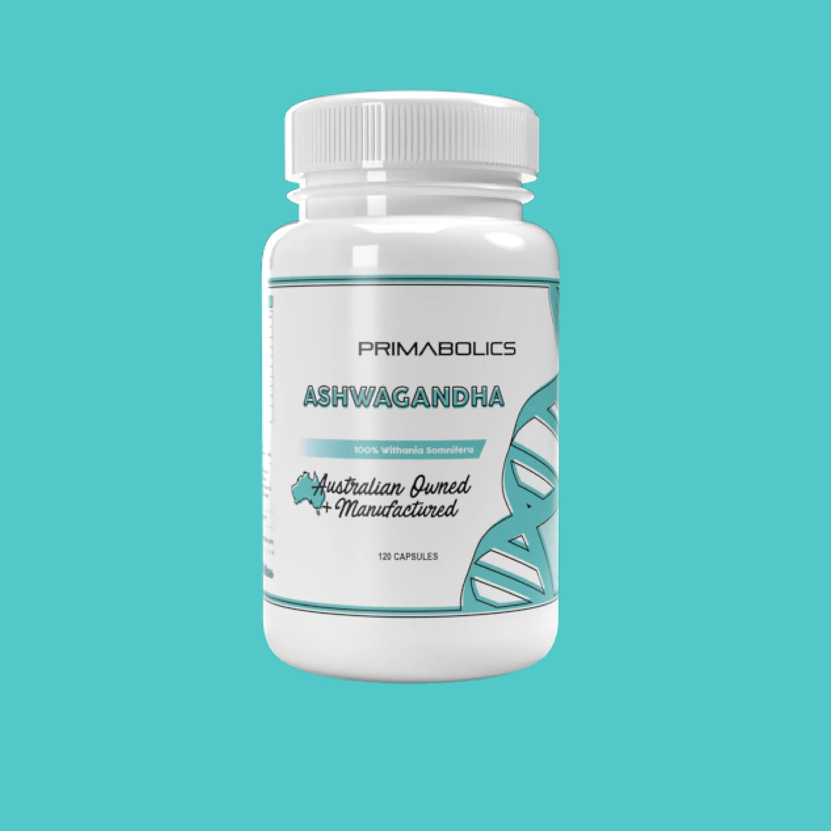 Ashwagandha 120 Capsules-Primabolics-Matakana Pharmacy