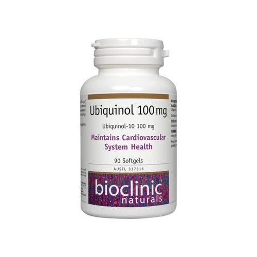 Ubiquinol 100mg 90 Caps-BioClinic Naturals-Matakana Pharmacy