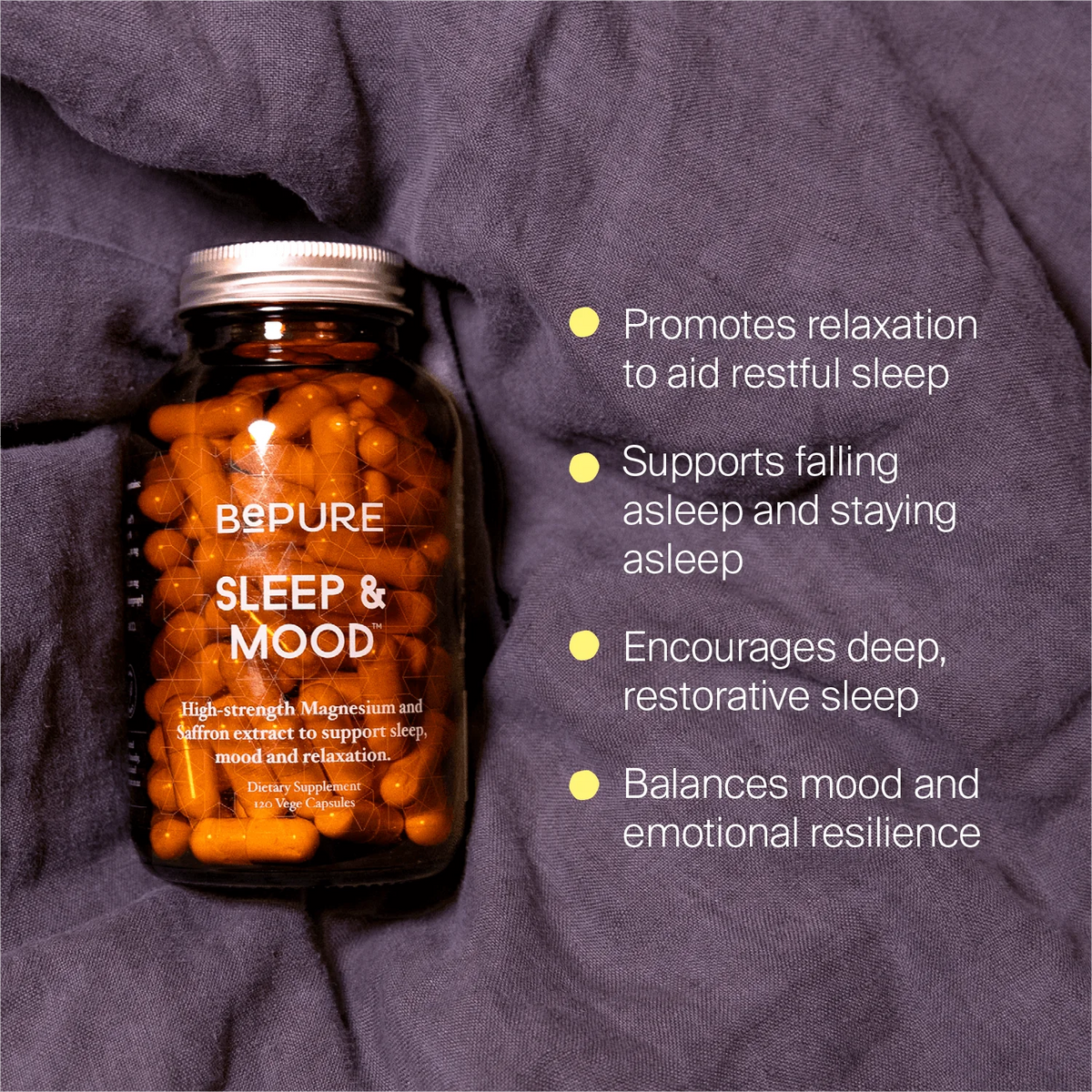 Sleep & Mood 30 Capsules (formerly Deep Sleep)-BEPURE-Matakana Pharmacy