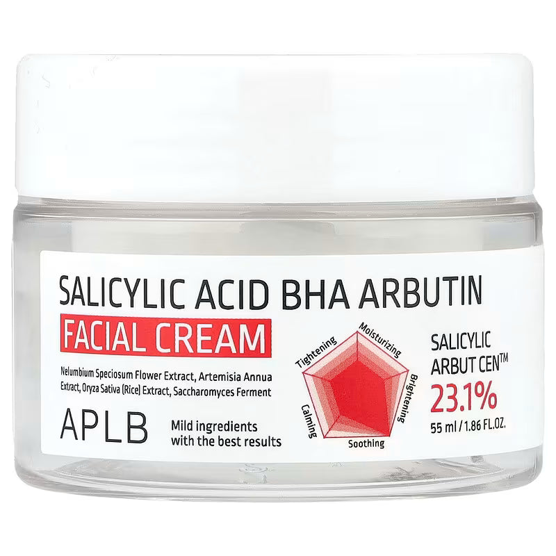 Salicylic Acid BHA Arbutin Facial Cream 55ml-APLB-Matakana Pharmacy