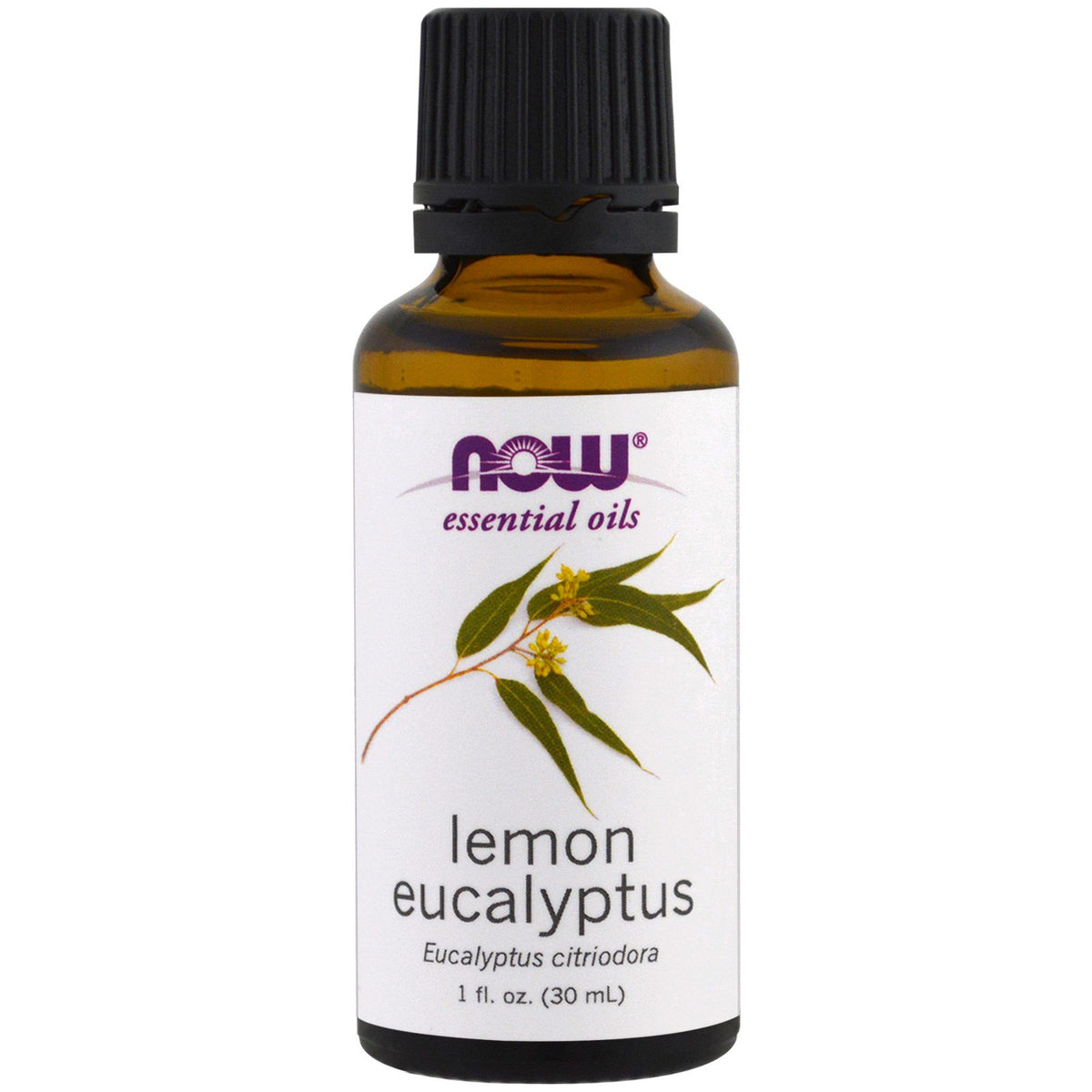 NOW Ess Oil 100% Pure Lmn Eucaly30ml, front of the pack