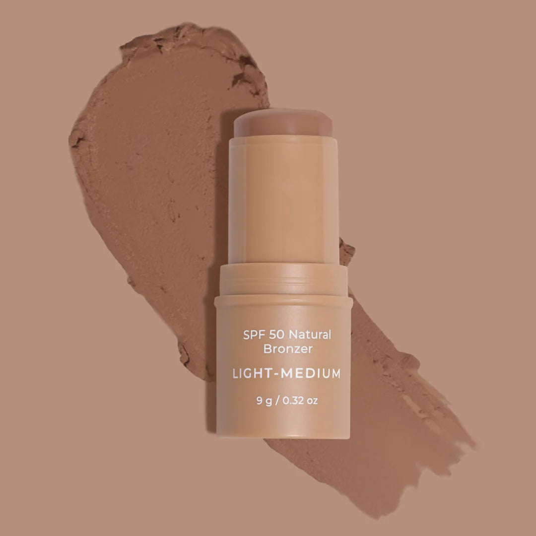 SPF 50 Natural Bronzer Light Medium 9g-Avocado Zinc-Matakana Pharmacy