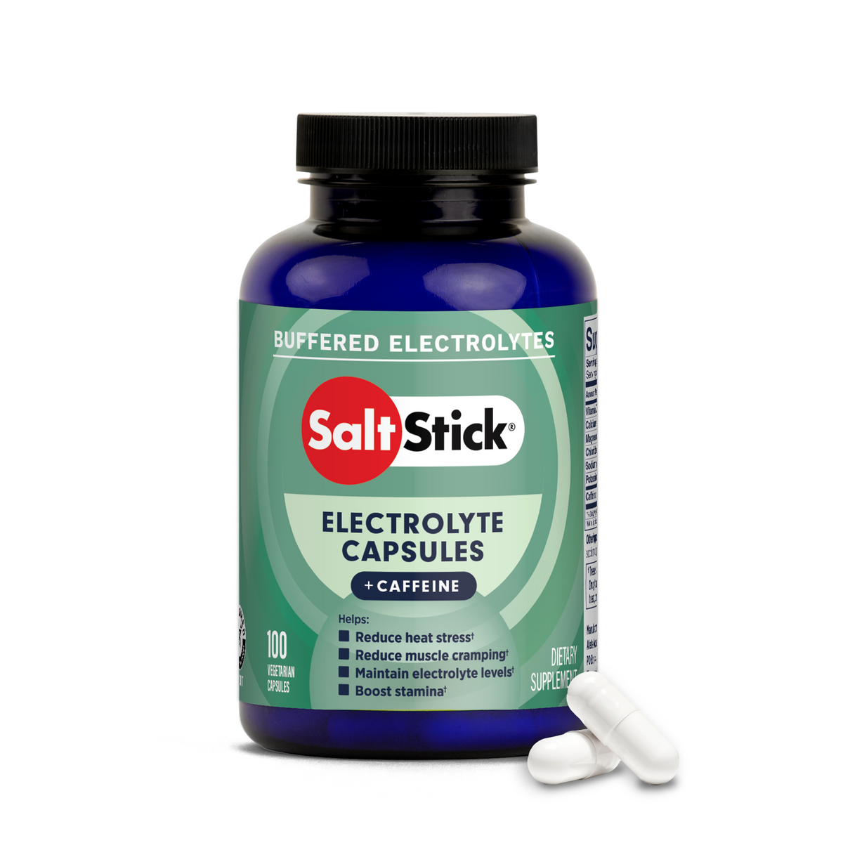 Saltstick Race Ready Plus Caps Caffeinated Bottle of 100 Capsules