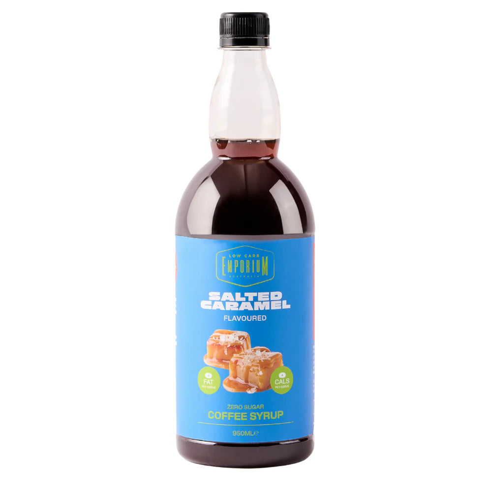 Zero Sugar Salted Caramel Syrup 950ml-Low Carb Emporium-Matakana Pharmacy