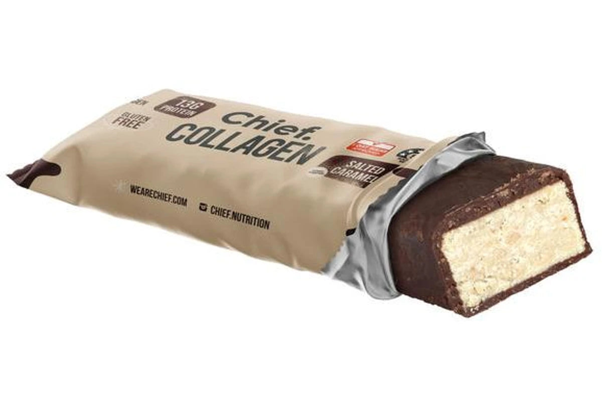 Collagen Protein Bar Choc Salted Caramel 45g-Chief Nutrition-Matakana Pharmacy
