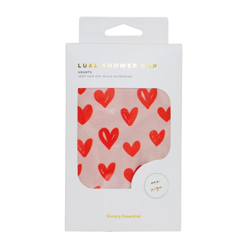 Luxury Shower Cap Heart-Simply Essentials-Matakana Pharmacy