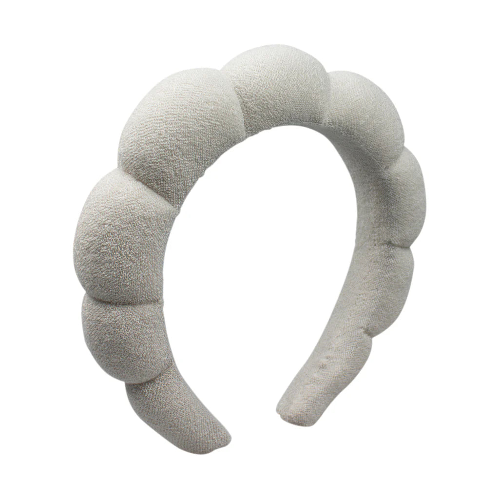 Cosmetic Head Band Bubble Grey-Simply Essentials-Matakana Pharmacy